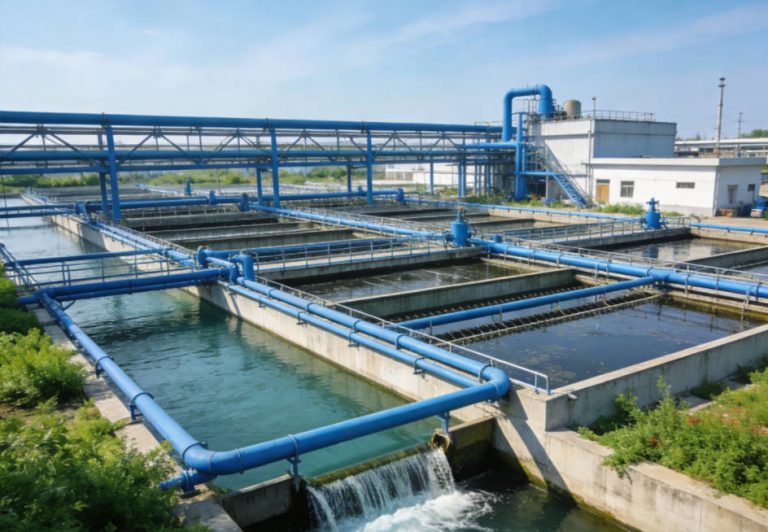 Chemical wastewater treatment plant