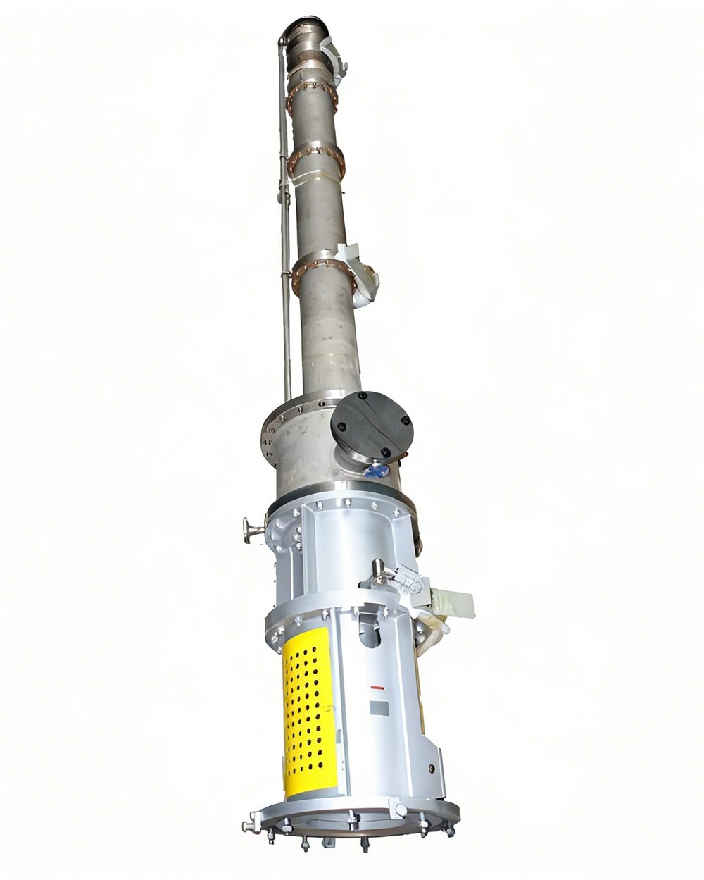 High-pressure multistage centrifugal pump structure for dense-phase transport applications