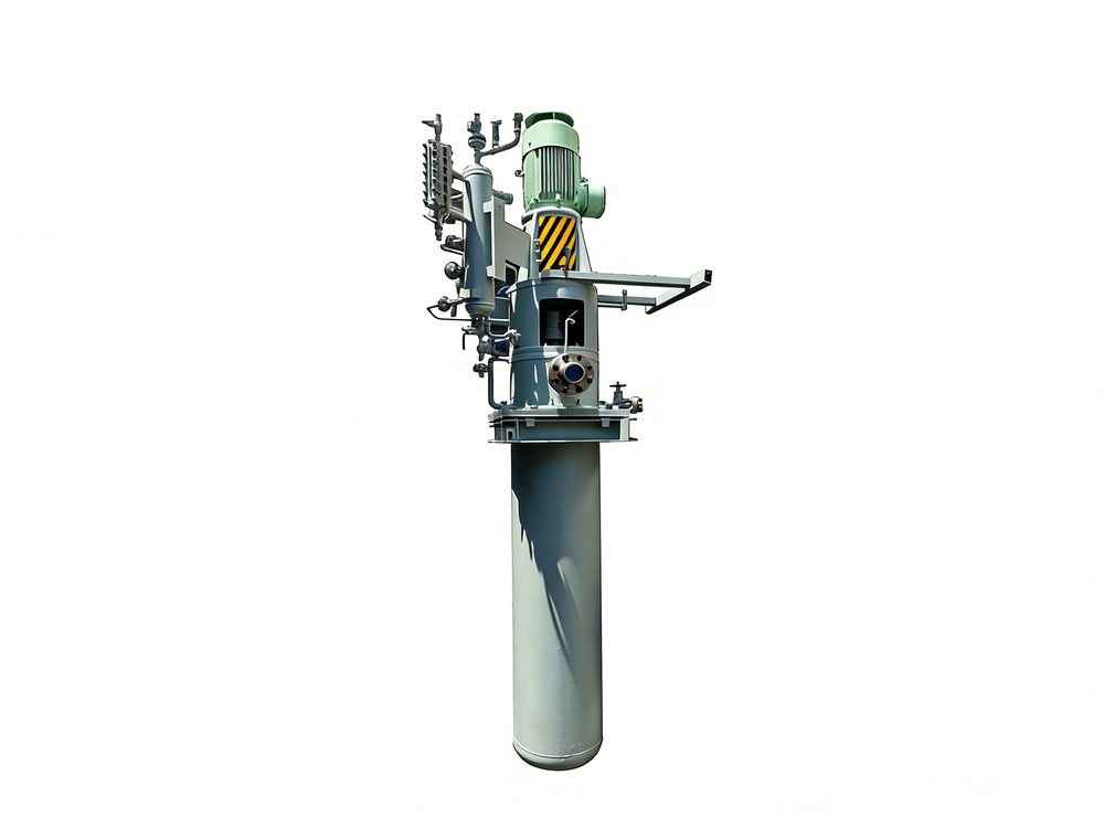 vertical suspended bag centrifugal pump for vapor-prone media